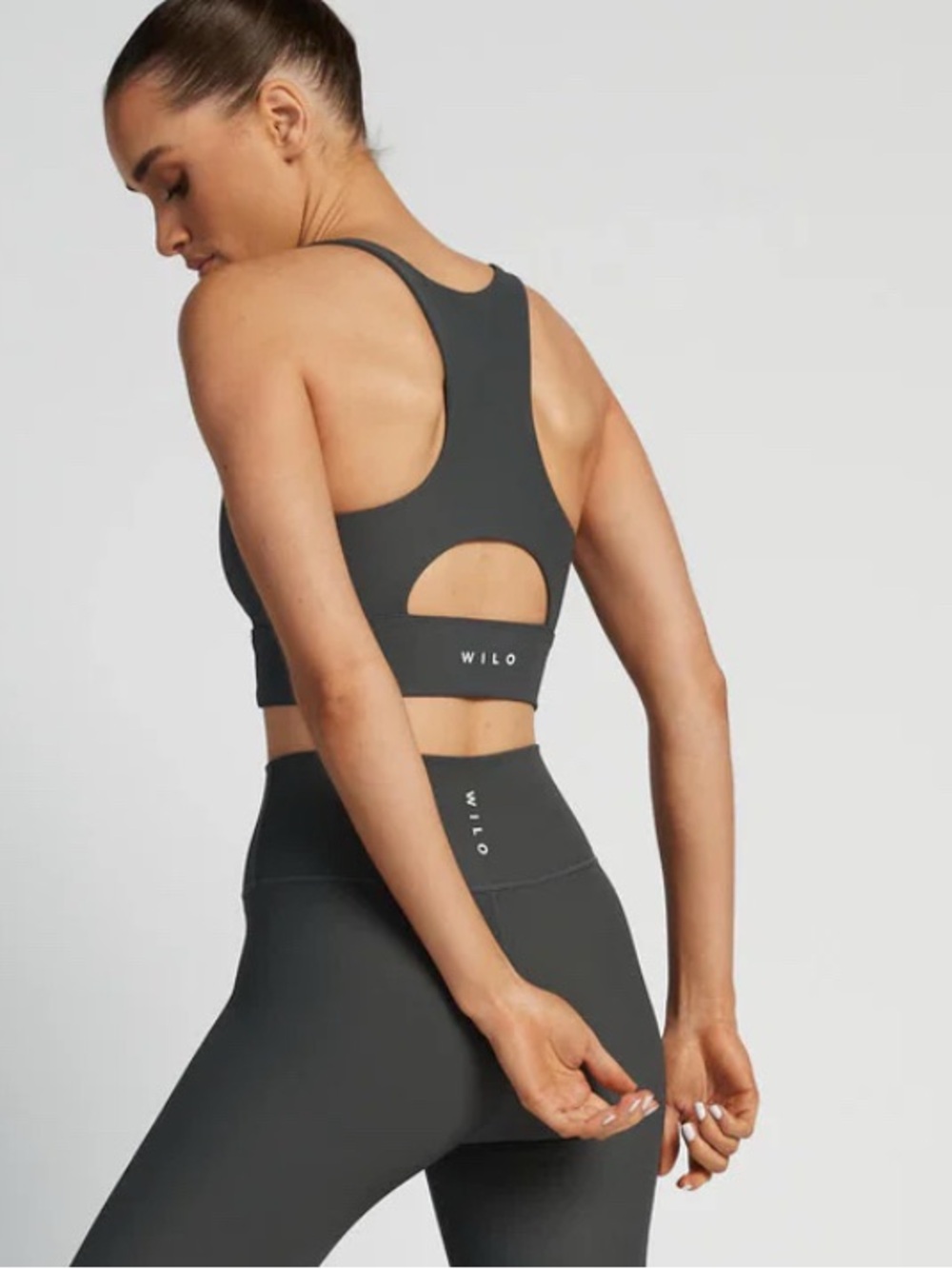 WILO Base Ribbed Longline Sports Bra Size XS - Picture 5 of 6